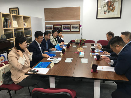 青島市北市政府到訪交流會議