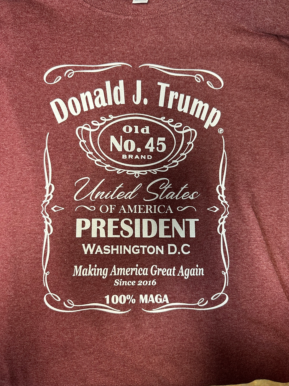 Thumbnail: TRUMP OLD NO. 45 BRAND JACK DANIELS WHISKEY T-SHIRT