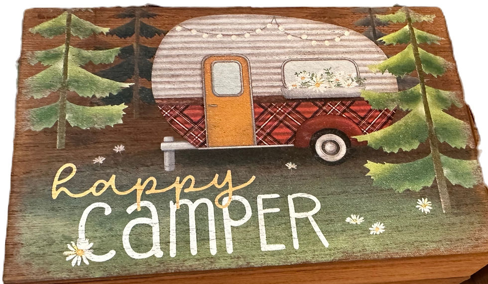 Thumbnail: Happy Camper Dice & Card holder