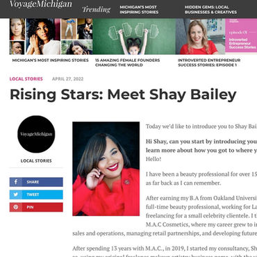 Shay Bailey Voyage Michigan Rising Stars