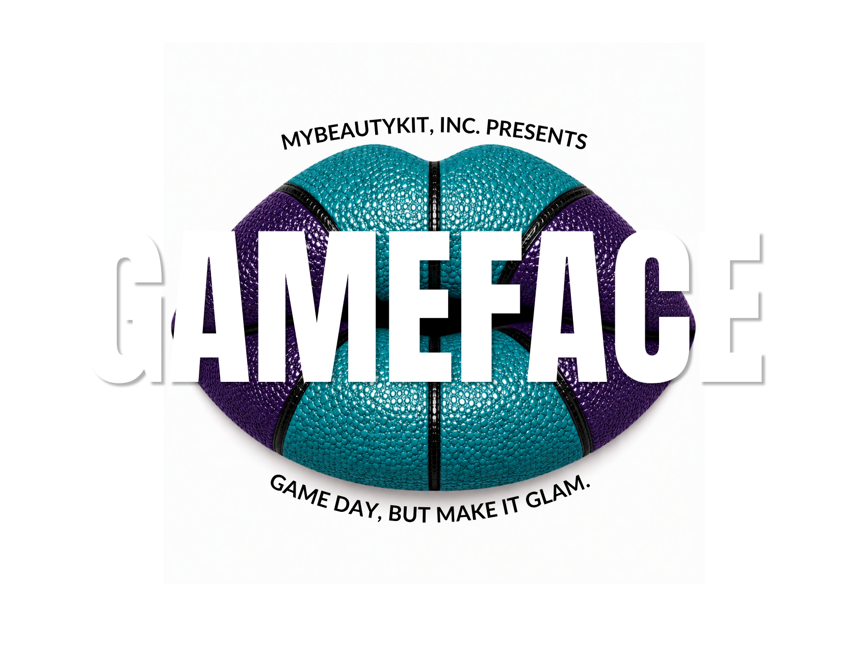 GameFace™️ Beauty Kit "Teal & Purple Theme"
