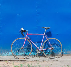 Bicicleta en la pared