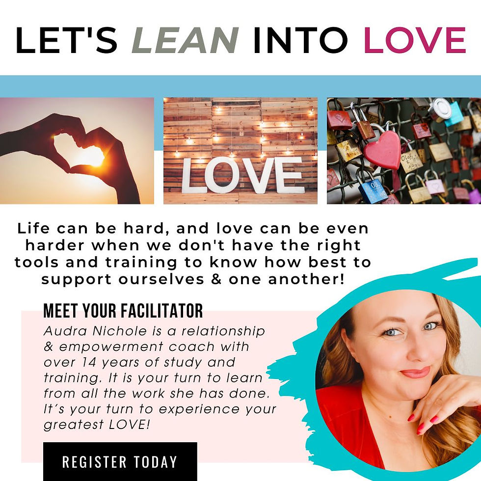 Let's Talk About Love with Audra Nichole, RScP