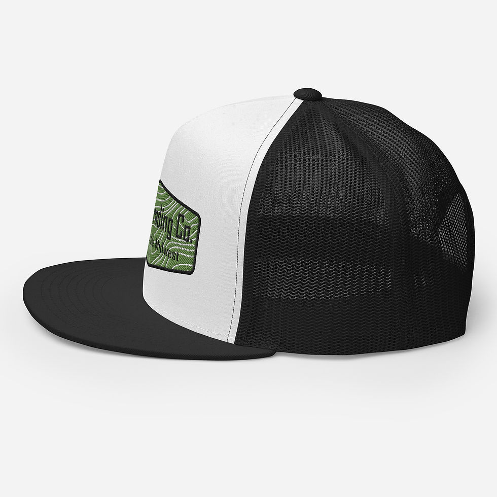 Thumbnail: Traho Green Crest Topo Patch - Trucker