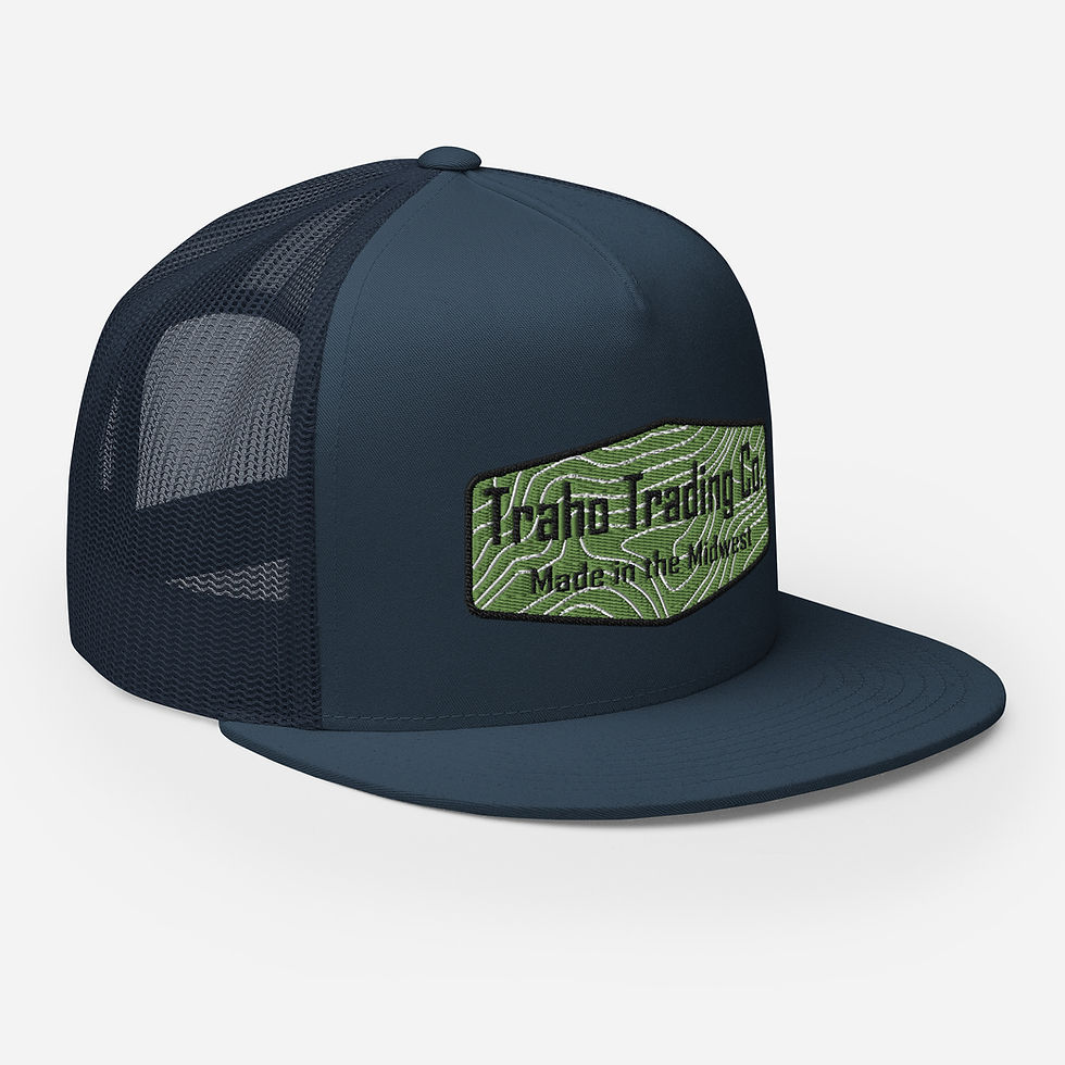 Thumbnail: Traho Green Crest Topo Patch - Trucker