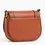 Miniature : Sac bandoulière Le Tanneur moyen modèle Ella en cuir grainé marron