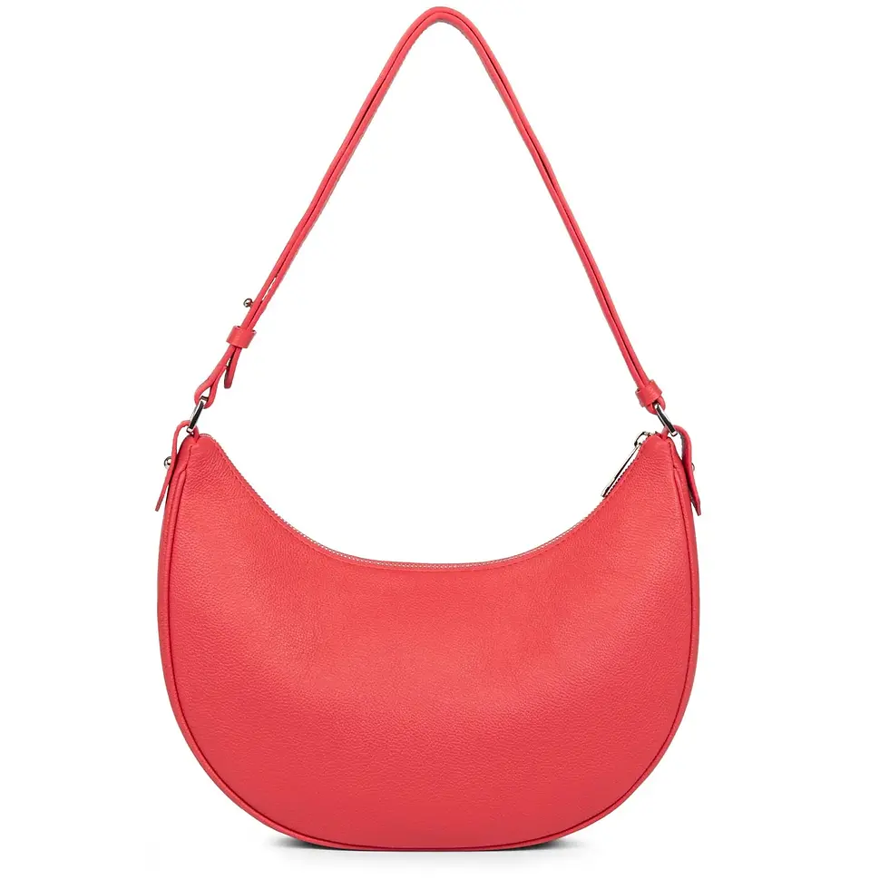 Miniature : Sac hobo Firenze porté épaule Lancaster cuir vachette corail