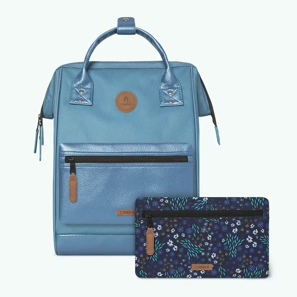 Sac à dos Cabaïa Medium Bourgas bleu