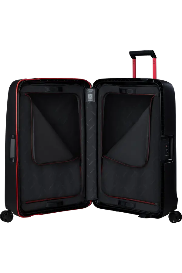Miniature : Valise Samsonite Essens 75 cm noir et rouge