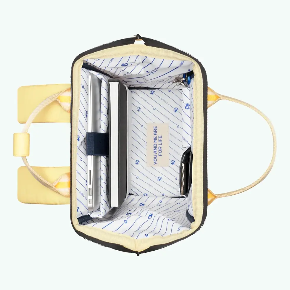 Miniature : Sac à dos Cabaïa Medium Benguela jaune