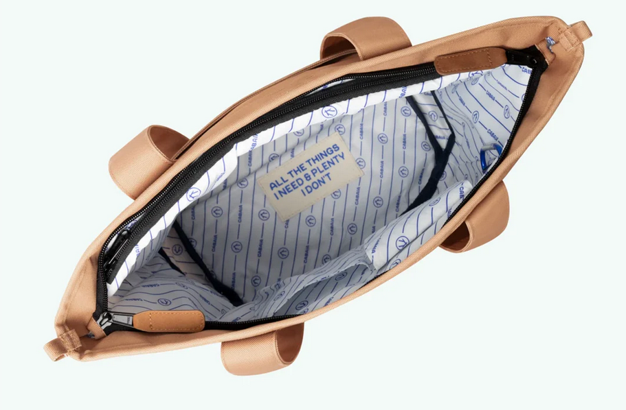 Miniature : Tote Bag Cabaïa Medium Pro Launceston camel