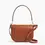 Miniature : Sac bandoulière Le Tanneur moyen modèle Ella en cuir grainé marron