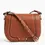 Miniature : Sac bandoulière Le Tanneur moyen modèle Ella en cuir grainé marron