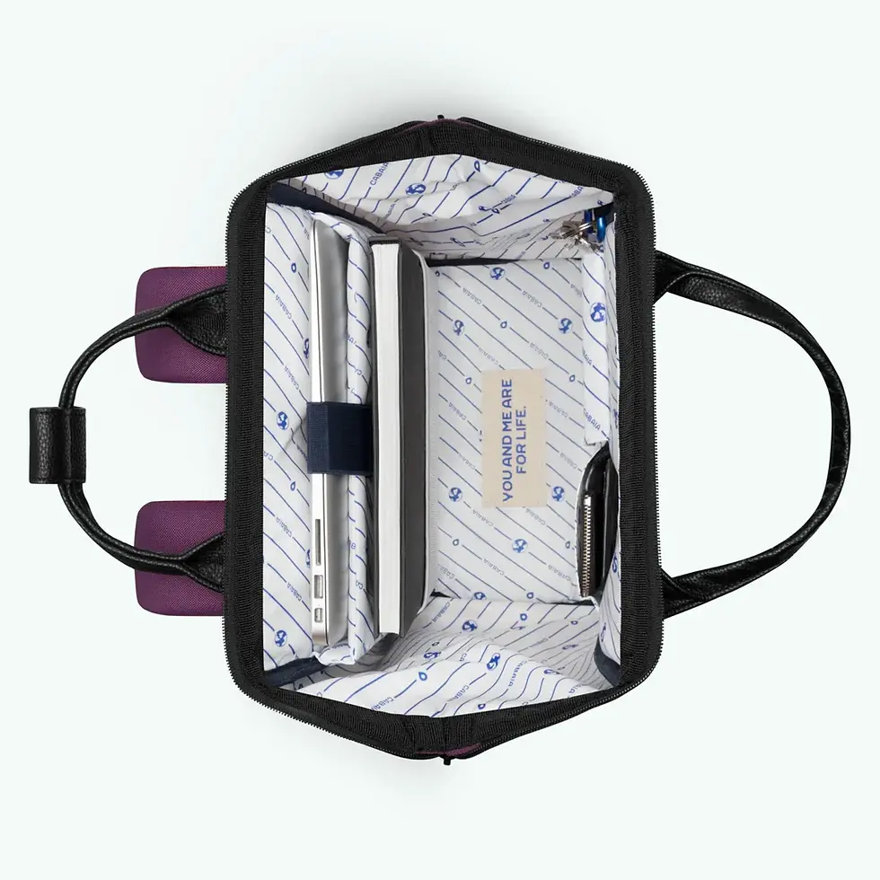 Miniature : Sac à dos Cabaïa Medium Singapour violet