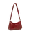 Miniature : Sac trotteur porté travers ou épaule Suave Ace Lancaster cuir vachette carmin