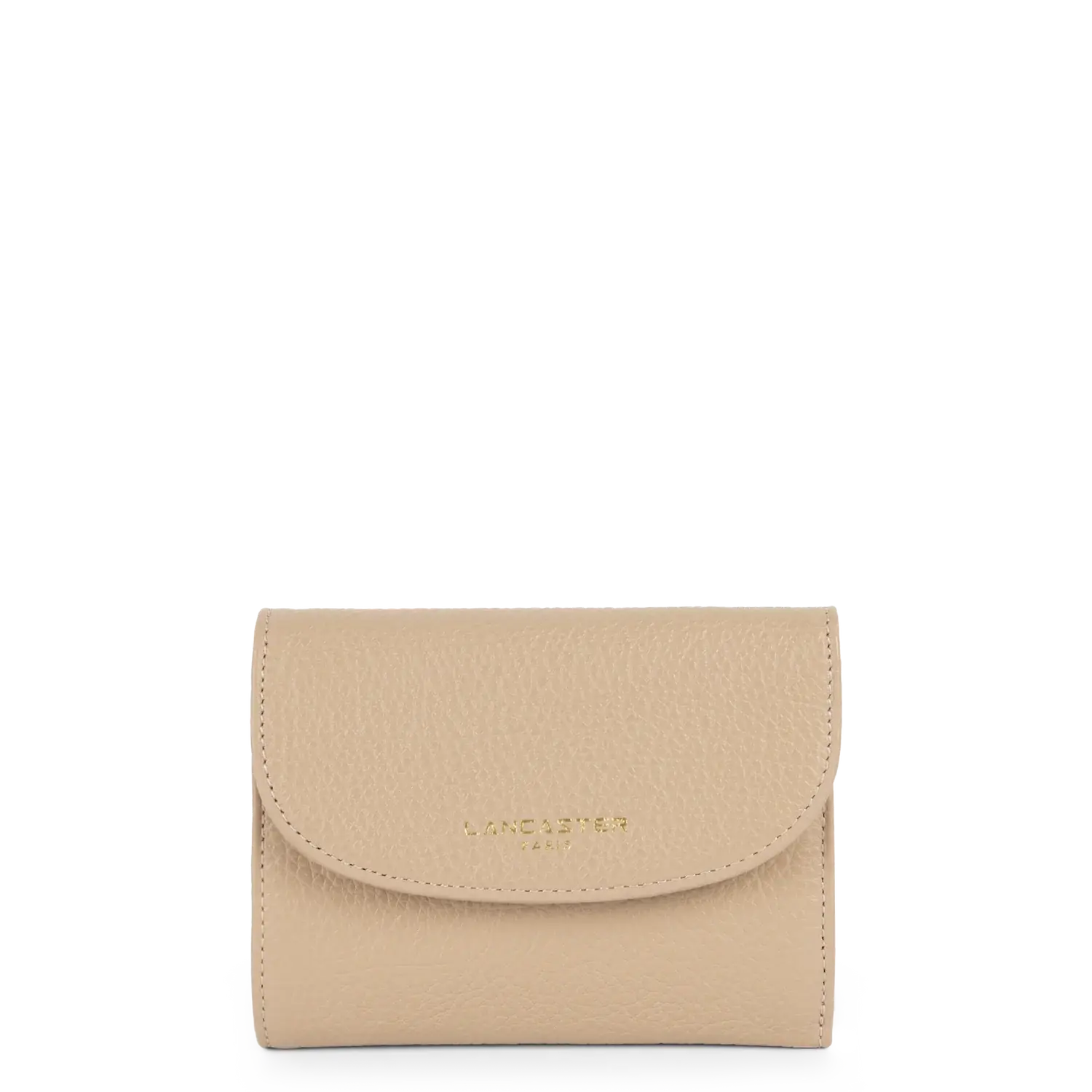 Portefeuille dos à dos Dune Lancaster cuir vachette beige