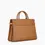 Miniature : Grand sac à main Le Tanneur Emilie en cuir grainé camel