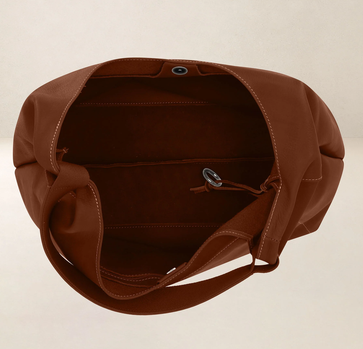 Miniature : Sac à main Ateliers Fourès Amazone Maxi porté épaule cuir de vachette fauve