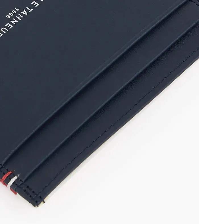 Miniature : Porte cartes Le Tanneur Martin en cuir lisse bleu blanc rouge