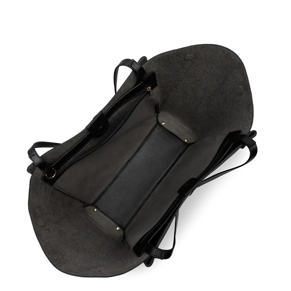 Miniature : Très grand sac cabas Sierra Haus porté épaule Lancaster cuir vachette noir