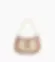 Petit sac bandoulière Le Tanneur Pia effet raphia et cuir lisse camel