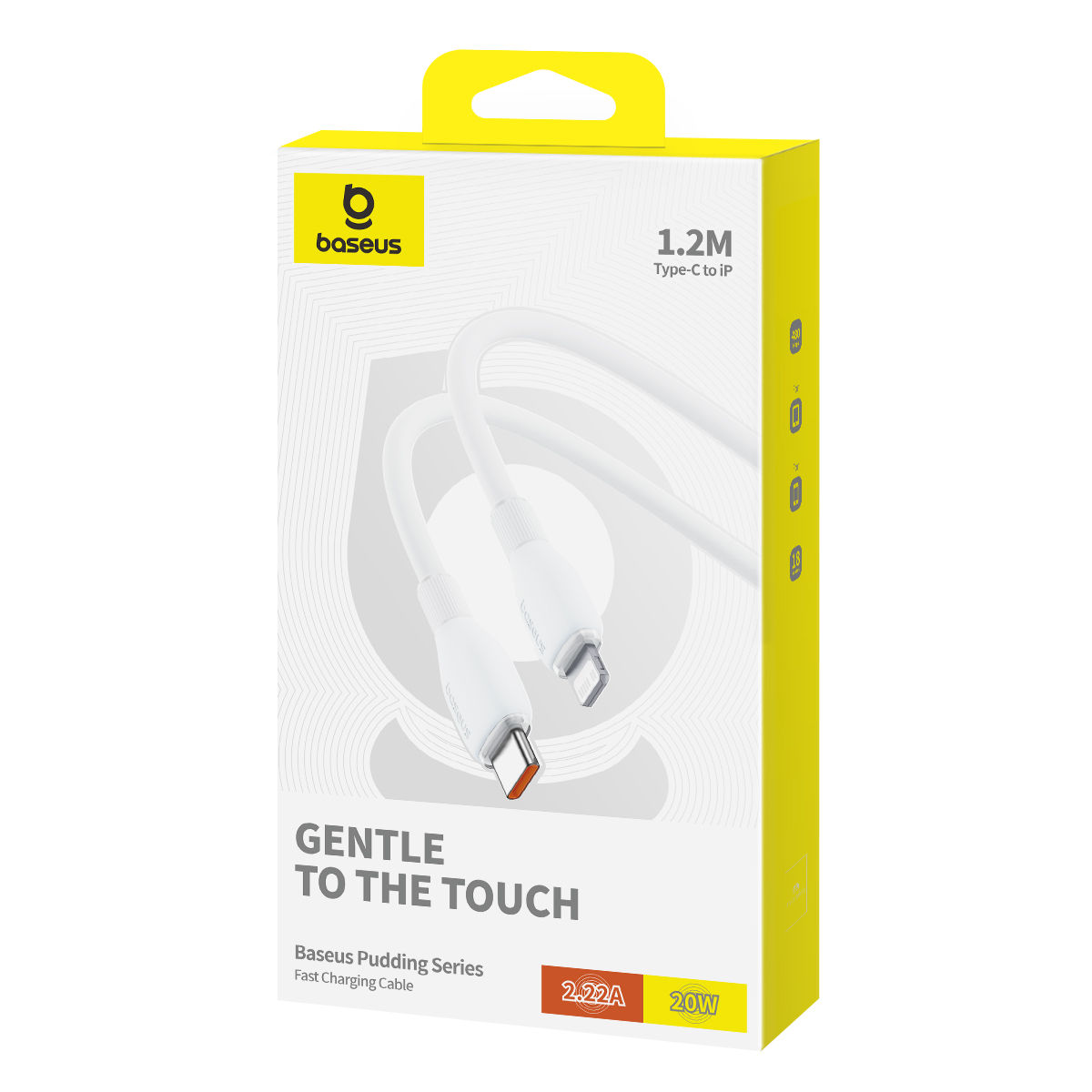 Cable 1.2m TipoC-IPHONE 20W BLANCO