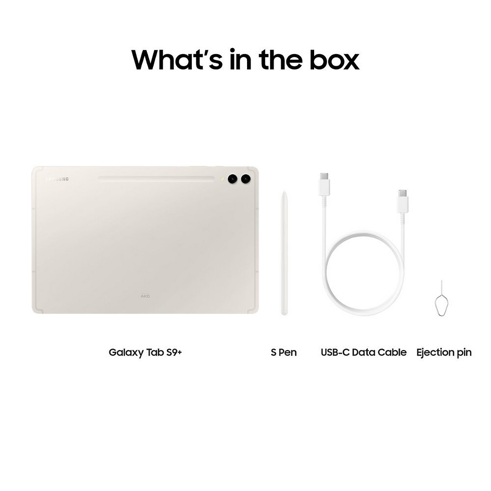 Miniatura: Samsung Galaxy Tab S9+ Beige 12GB RAM 512GB, AI, Spen