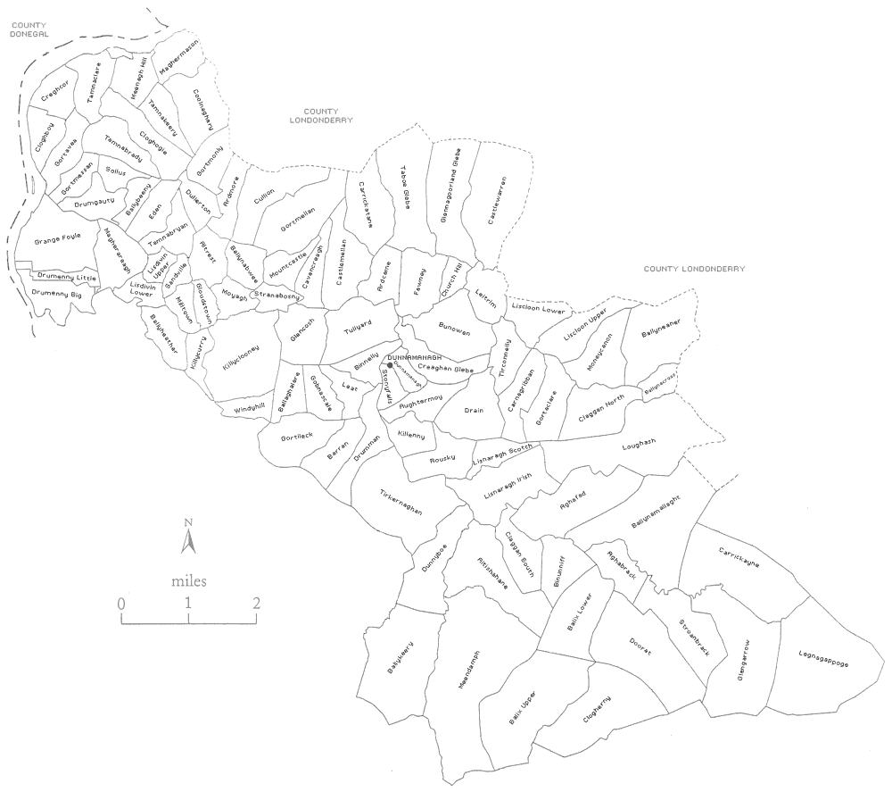 Townlands of Donaghedy parish, county tyrone