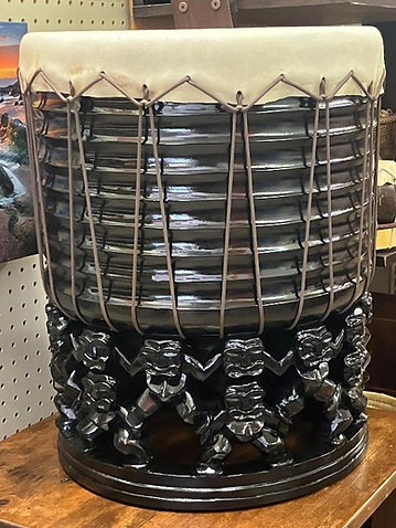 Pahu Drum manufactured in North Kohala on the Big Island of Hawaii