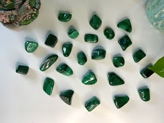 Malachite Polished Pocket Stones