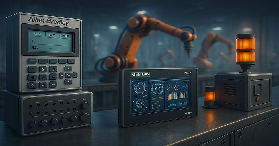 Image Credit: Visual concept generated by Humber Automated Systems using AI tools. For illustrative purposes only. All trademarks (e.g., Allen-Bradley, Siemens) are property of their respective owners.