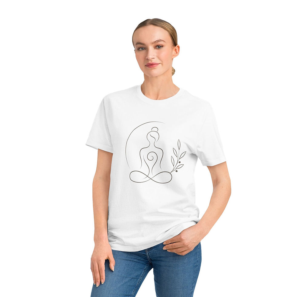 Thumbnail: Minimalist Yoga Tee — "Your Clarity Method" Meditation T-Shirt