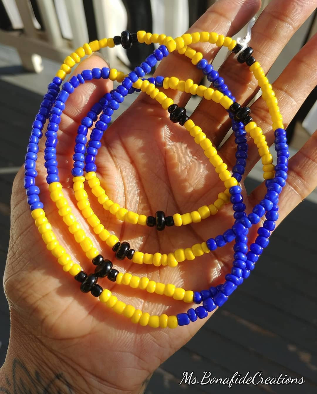 Barbados Flag Waist Beads