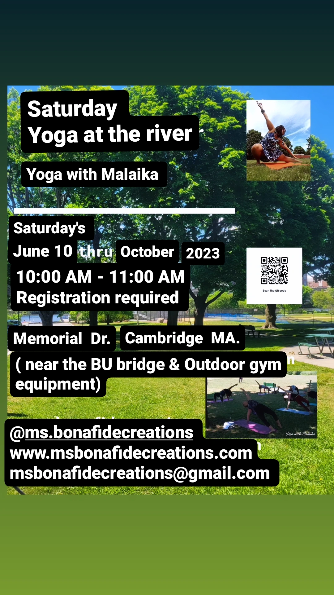 Saturday Yoga at the river