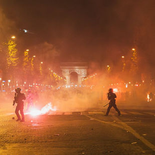 Maceo Briffaz - Bloc Populaire - Répression raciste des célébrations du titre du PSG.