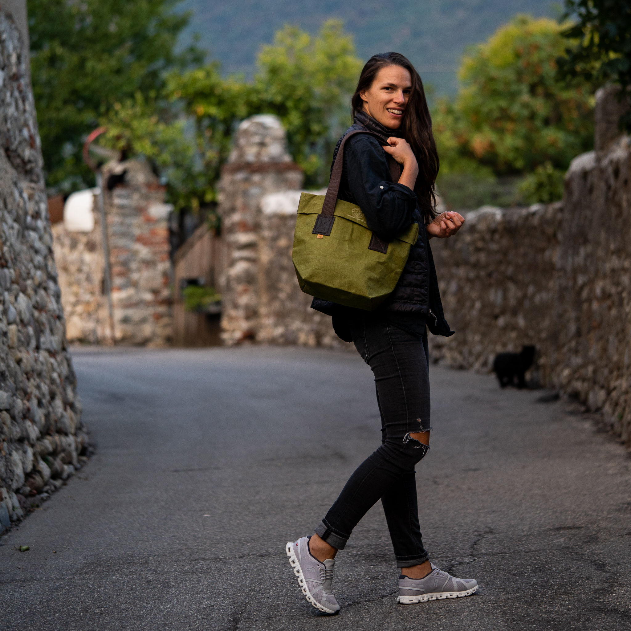 Mini Shopper in Blattgrün