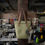 Miniaturbild: Tasche Salbei mit beigen Henkeln