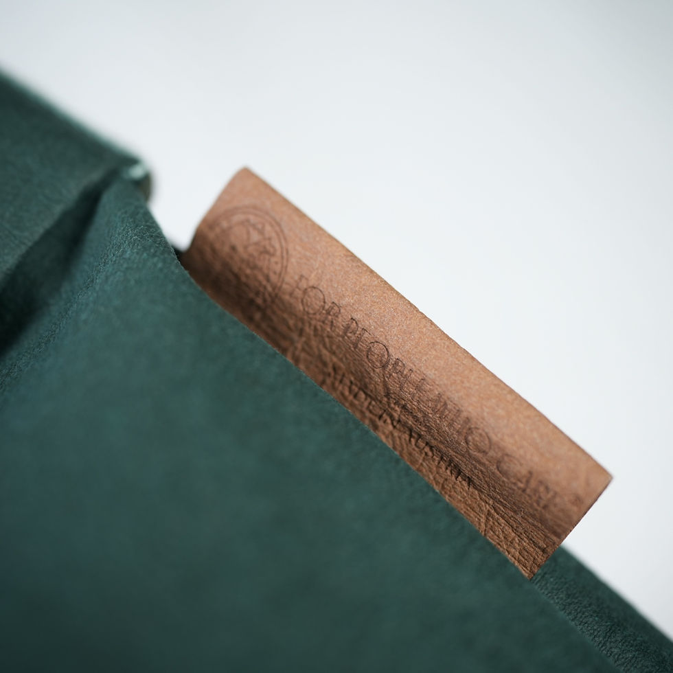 Miniaturbild: Maxi Shopper Tannengrün mit schwarzen Henkeln