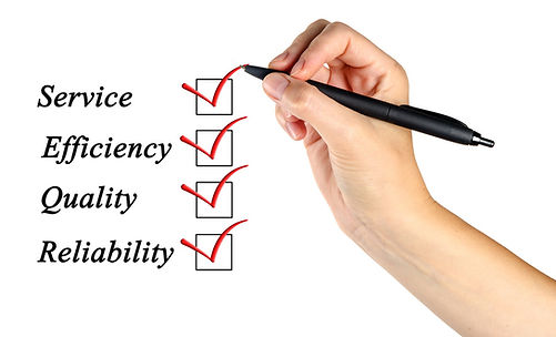 Service, Efficiency, Quality, Reliability