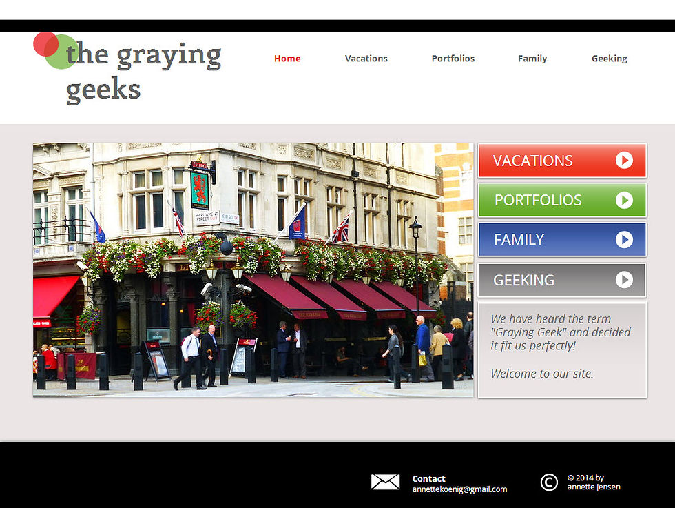 Grayinggeek Home Page