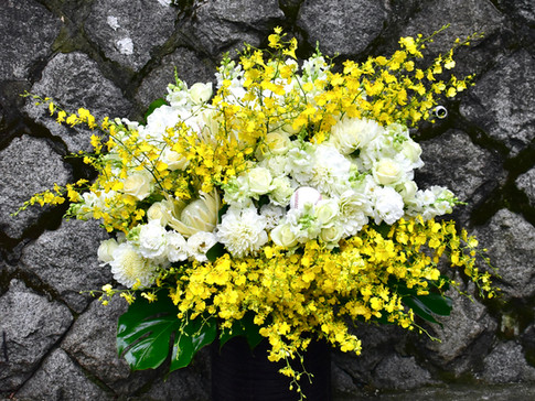 Fresh Flower Arrangement for SoftBank Hawks