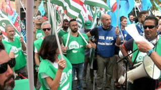 Roma: Sindicatos sanitarios de Italia
protestan contra el Gobierno