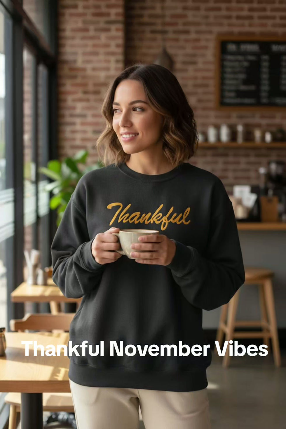 Thumbnail: Thankful Crew Neck