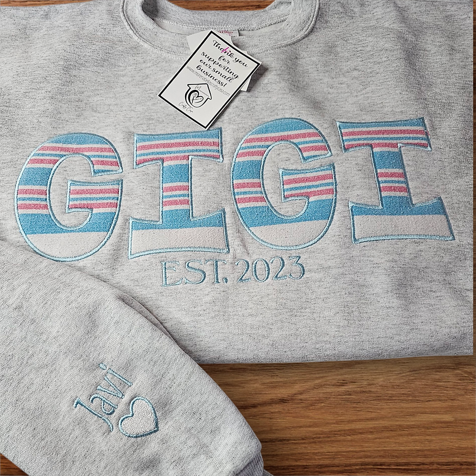 Thumbnail: Custom embroidered Mama sweatshirt