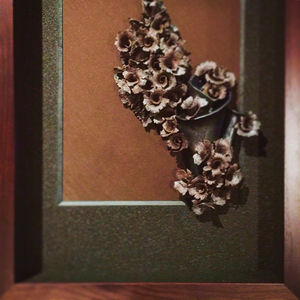 Framed Floral Cone