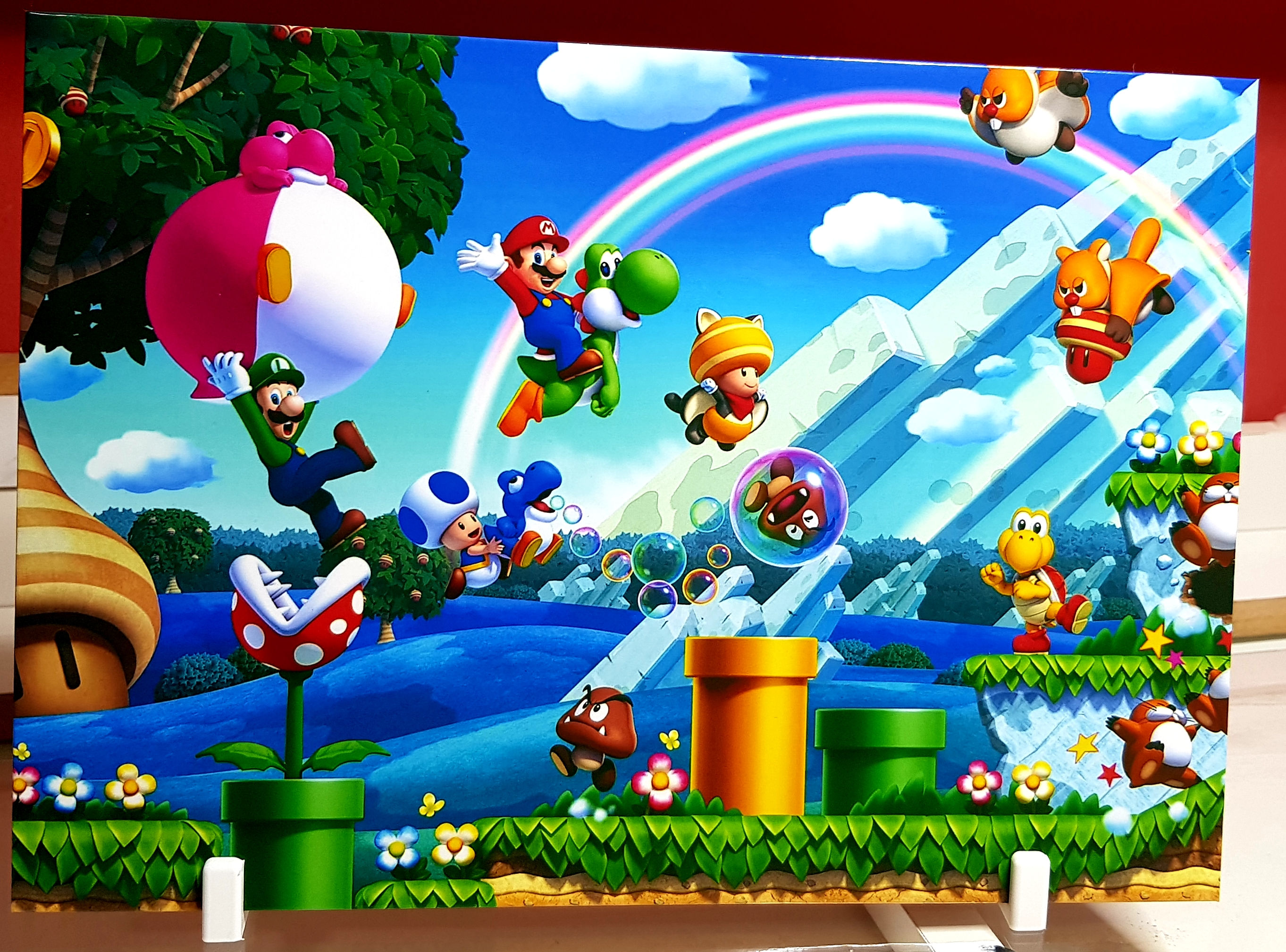 Mario Bros Quadro Gamer Personalizado