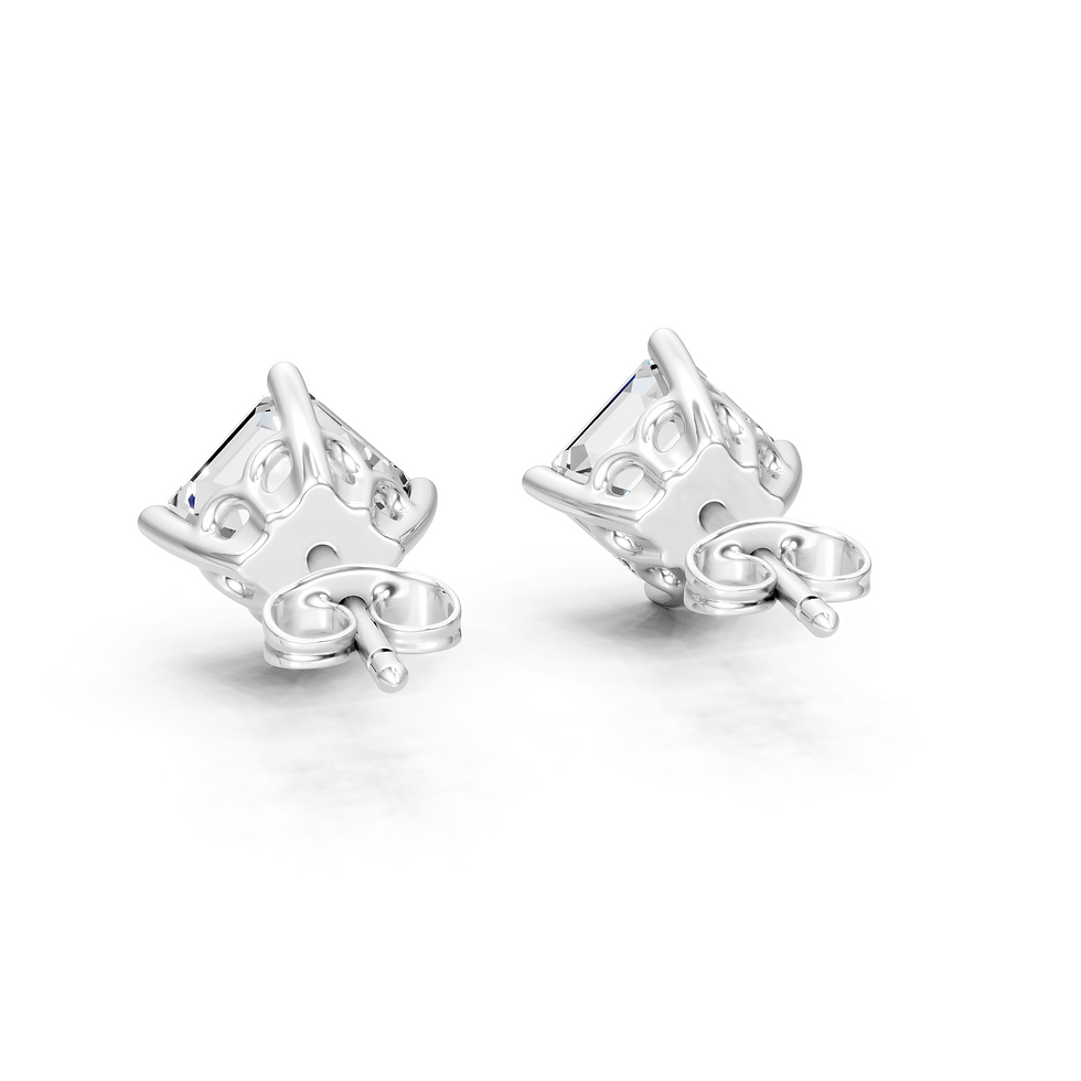 Thumbnail: Light Kaleidoscope Stud Earrings