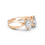 Miniaturbild: Fluss der Liebe toi et moi Ring
