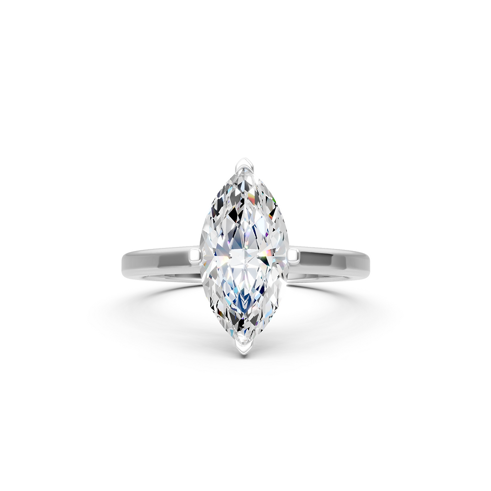 Miniaturbild: Beso de Hada Marquiseschliff Solitär Verlobungsring