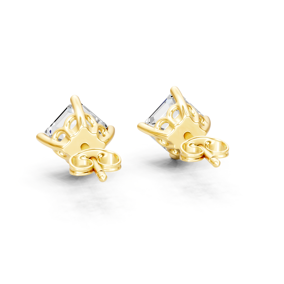 Thumbnail: Light Kaleidoscope Stud Earrings